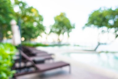 Hotel resort açık yüzme havuzunda bulanıklık