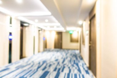 Soyut bulanık otel lobisi iç oda