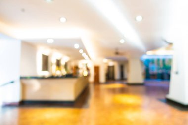 Soyut bulanık otel lobisi iç oda