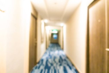 Soyut bulanık otel lobisi iç oda