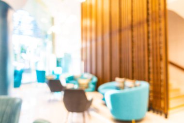 Soyut bulanık otel lobisi iç oda