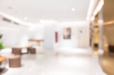 Soyut bulanık otel lobisi iç oda