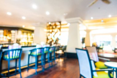 Soyut bulanık otel lobisi iç oda