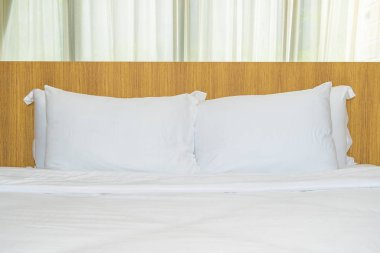 Beyaz yastık Yatak Dekorasyon iç