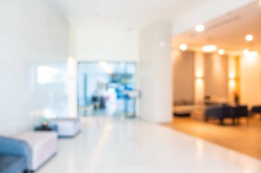 Soyut bulanık otel lobisi iç oda