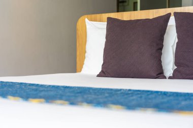 Beyaz yastık Yatak Dekorasyon iç