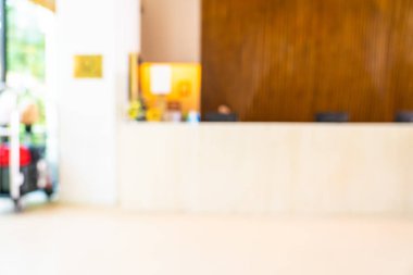 Soyut bulanık otel lobisi iç oda