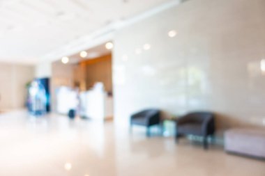 Soyut bulanık otel lobisi iç oda