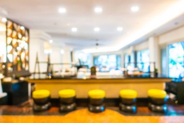 Soyut bulanık otel lobisi iç oda