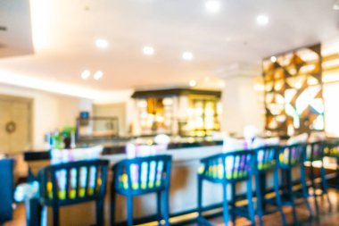 Soyut bulanık otel lobisi iç oda