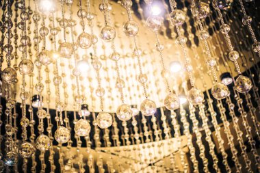 Güzel lüks kristal avize dekorasyonu iç