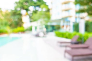 Hotel resort açık yüzme havuzunda bulanıklık