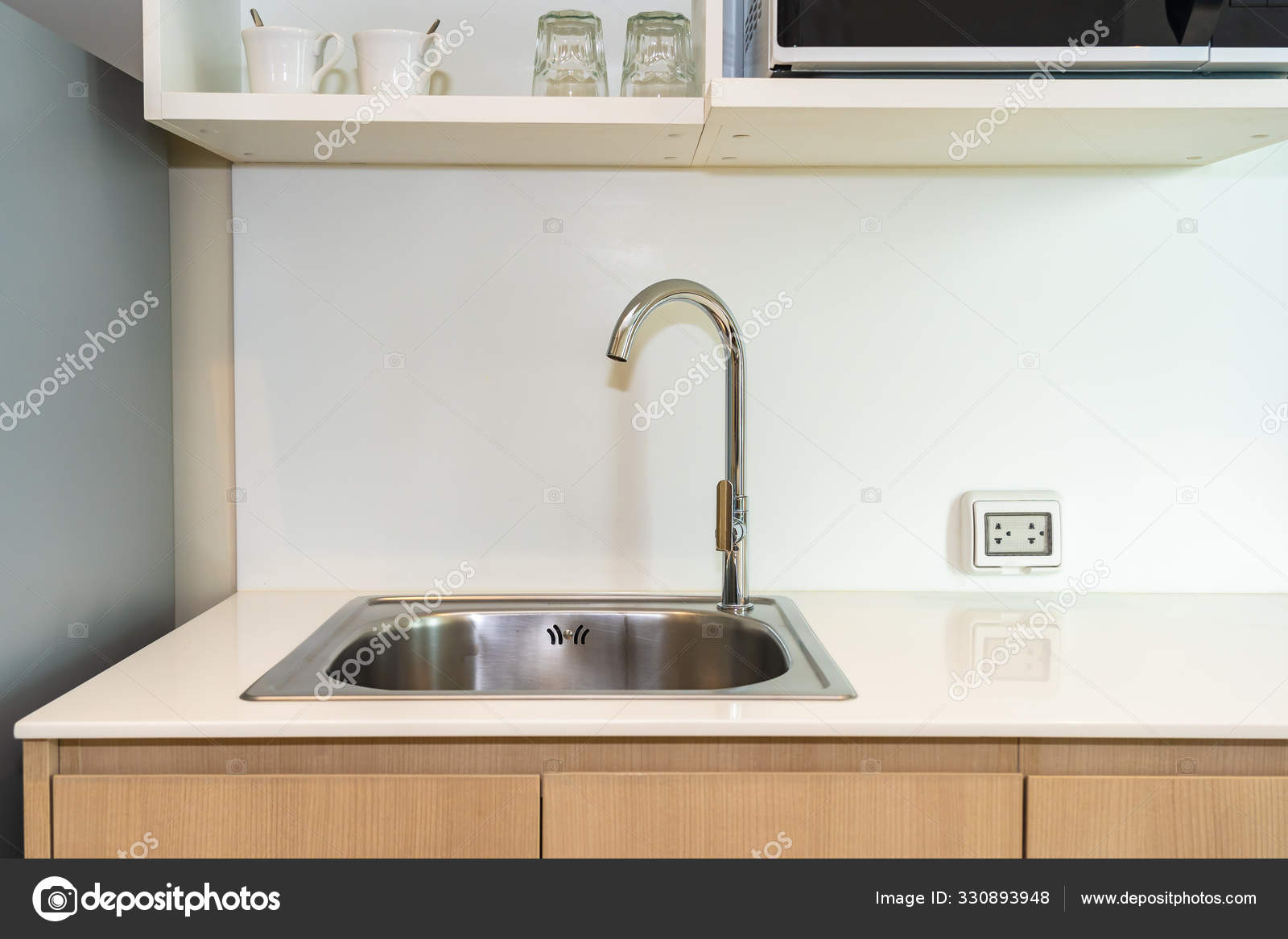 kitchen sink bent from opening and closing the faucet