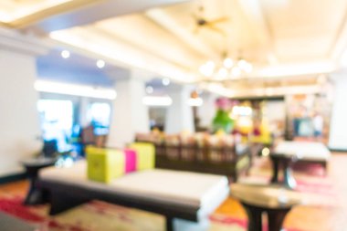 Soyut bulanık otel lobisi iç oda