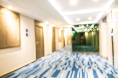 Soyut bulanık otel lobisi iç oda