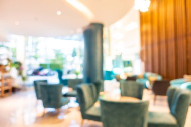 Soyut bulanık otel lobisi iç oda