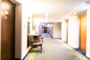 Soyut bulanık otel lobisi iç oda