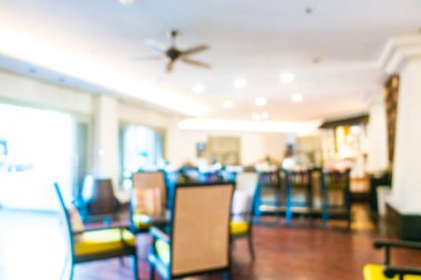 Soyut bulanık otel lobisi iç oda