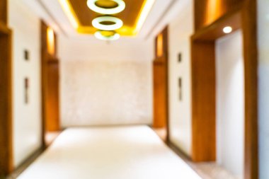 Soyut bulanık otel lobisi iç oda