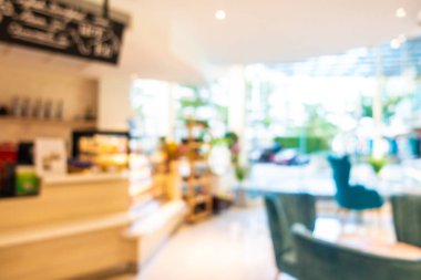 Soyut bulanık otel lobisi iç oda