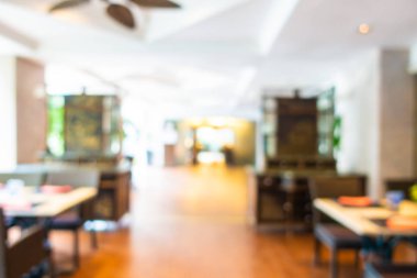 Soyut bulanık otel lobisi iç oda