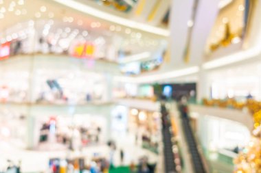 Soyut bulanıklık ve güzel lüks alışveriş merkezi Interio bulanıklık