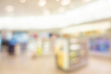 Soyut bulanıklık ve ufuk alışveriş ve perakende iç