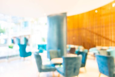 Soyut bulanık otel lobisi iç oda