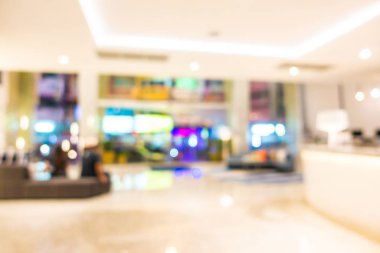 Soyut bulanık otel lobisi iç oda