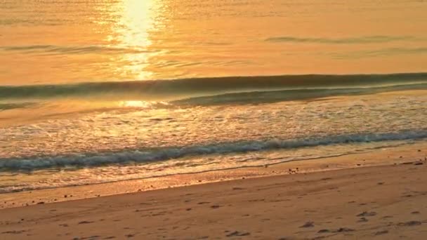 Ruhige Aufnahmen Von Wunderschönem Welligem Meer — Stockvideo