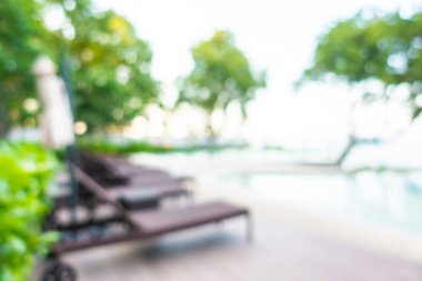 Hotel resort açık yüzme havuzunda bulanıklık