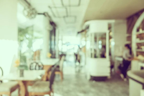 Abstrakta oskärpa kafé och restaurang interiör — Stockfoto