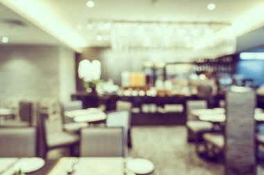 Soyut bulanıklık kahvehane kafe ve Restoran iç backg için