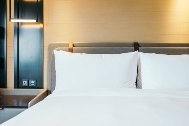 Beyaz rahat yastık Yatak Dekorasyon