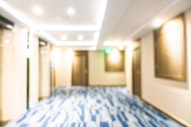 Soyut bulanık otel lobisi iç oda