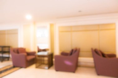 Soyut bulanık otel lobisi iç oda
