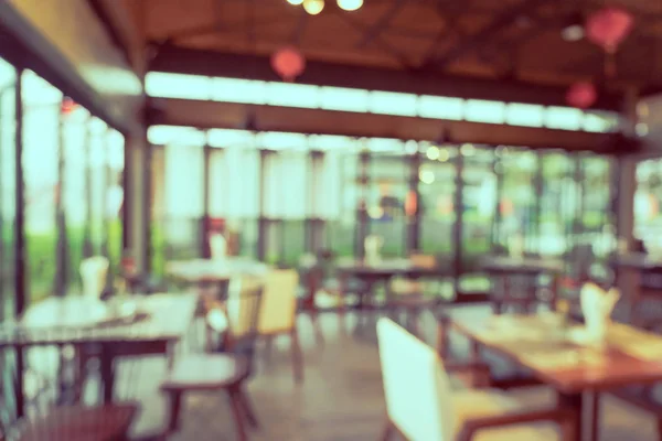 Abstrato borrão restaurante e café café café interior — Fotografia de Stock