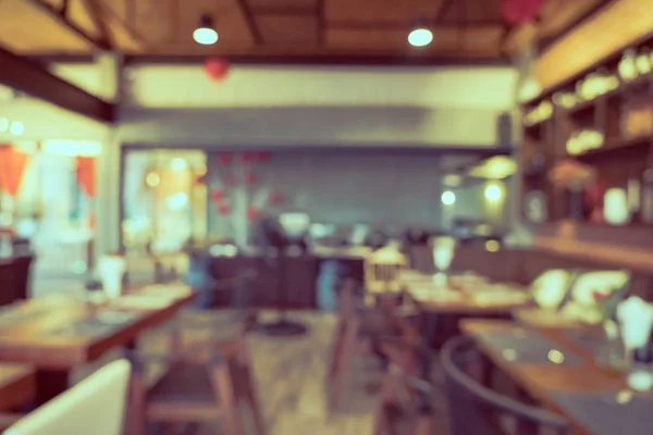 抽象模糊的餐厅和咖啡厅咖啡厅室内 — 图库照片
