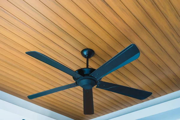 Electric Ceiling fan decoration interior of room — Stock Photo, Image