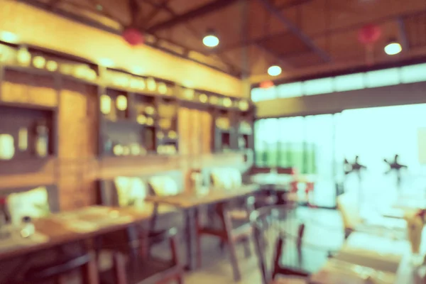 Absztrakt blur étterem és kávézó-kávézó belső — Stock Fotó