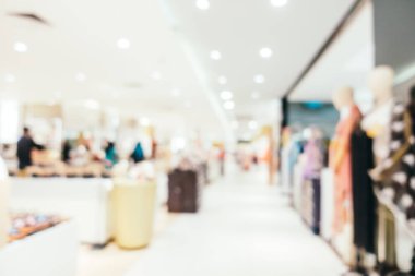 Soyut bulanıklık ve ufuk alışveriş merkezi mağazası