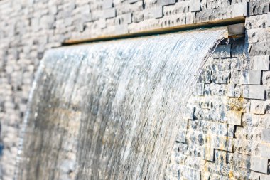 Çeşme su dekorasyonu açık hava manzarası