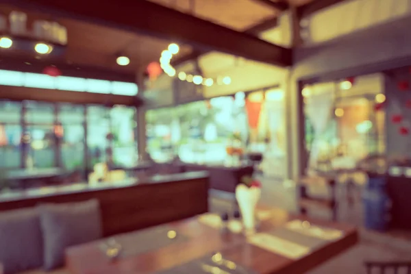 Abstracto desenfoque restaurante y cafetería café interior — Foto de Stock
