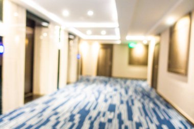 Soyut bulanık otel lobisi iç oda