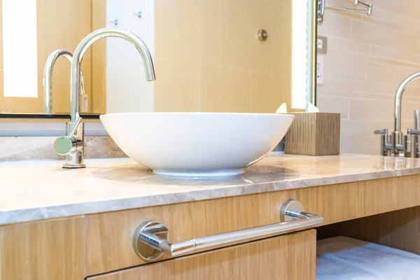 Water Faucet Sink Decoration Interior Bathroom — Stock Photo, Image