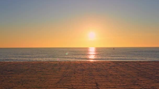 Tranquil Footage Beautiful Wavy Sea — Stock Video