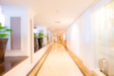 Soyut bulanık otel lobisi arka plan için iç mekan