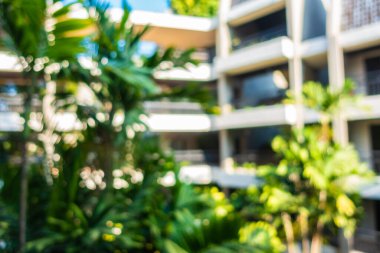 Soyut bulanık dış otel ve arka plan için başvuru