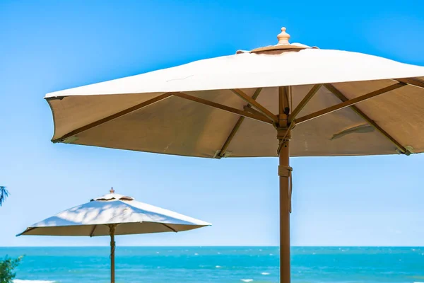 Umbrella Chair Beach Sea Ocean Travel Vacation — Stock Photo, Image