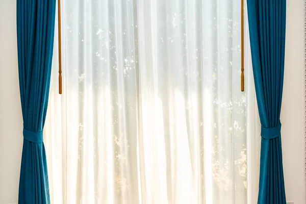 Curtain Window Decoration Interior Room — Stock Photo, Image